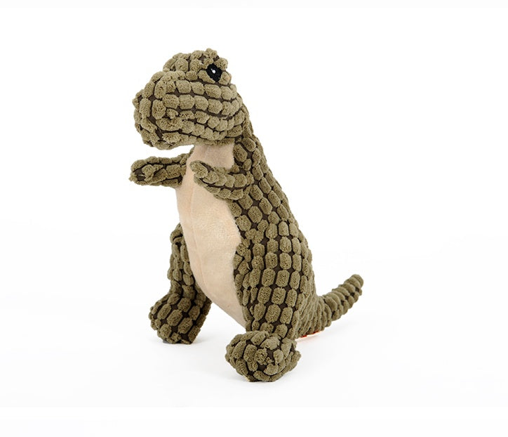 Dinosaur Dog Toys – Interactive Chew Plush for Large Dogs & Puppies, Squeaky Pet Toy