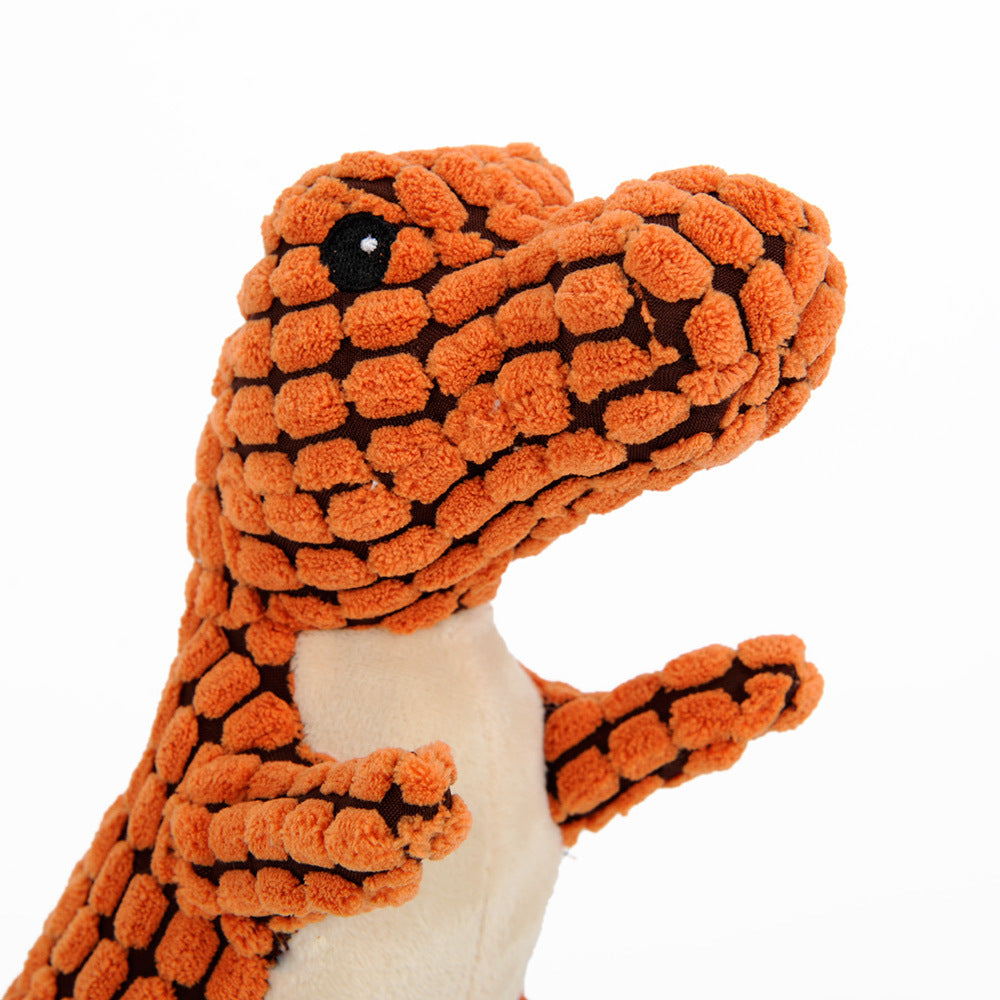 Dinosaur Dog Toys – Interactive Chew Plush for Large Dogs & Puppies, Squeaky Pet Toy