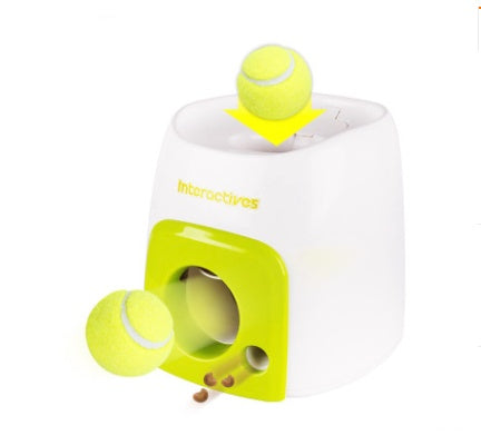 Automatic Dog Ball Launcher – Smart Fetch & Treat Reward Toy