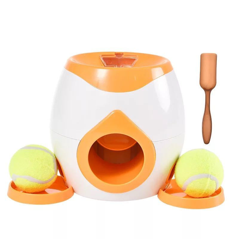 Automatic Dog Ball Launcher – Smart Fetch & Treat Reward Toy