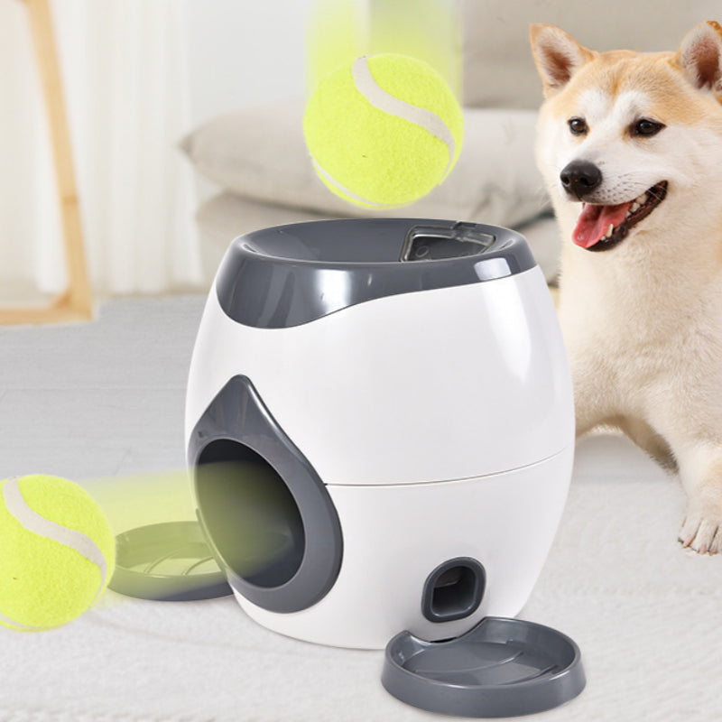 Automatic Dog Ball Launcher – Smart Fetch & Treat Reward Toy